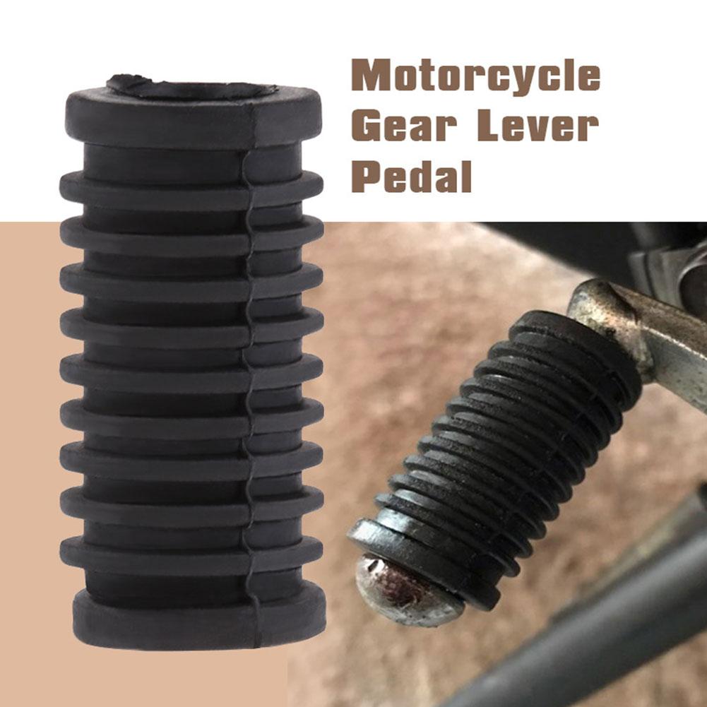 Motorcycle Gear Guide - Universelle Motorrad-Schalthebelabdeckung Gummi-Schalthebel-Schuhprotektor Anti-Kratz-Fußrastenpolster Moto-Pedal-Zubehör