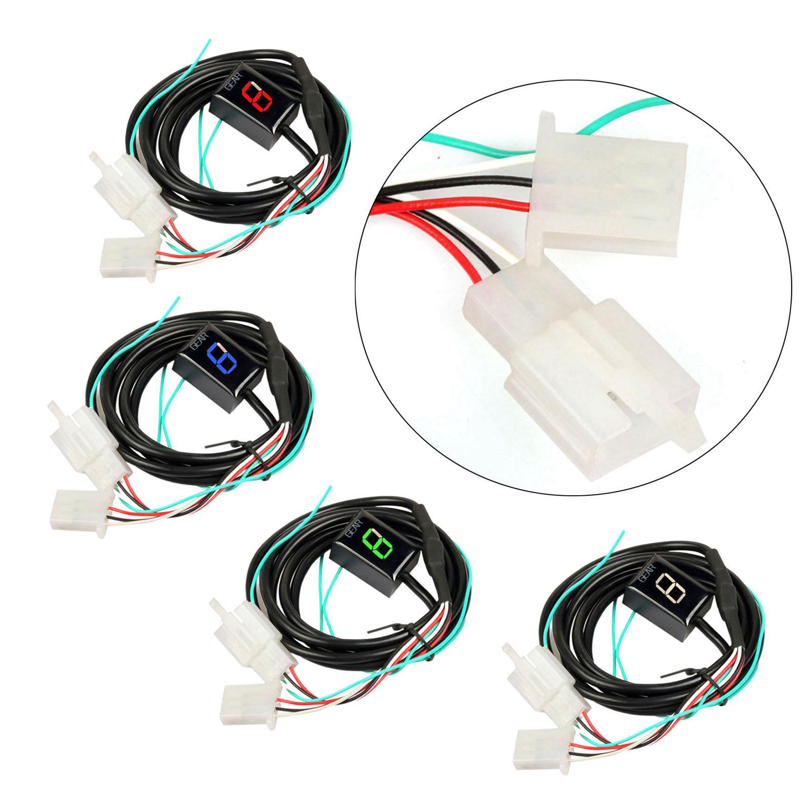 Motorcycle Gear Indicator Install - Motorrad-Ganganzeige, Ganganzeigegerät, robust, einfach zu installieren,