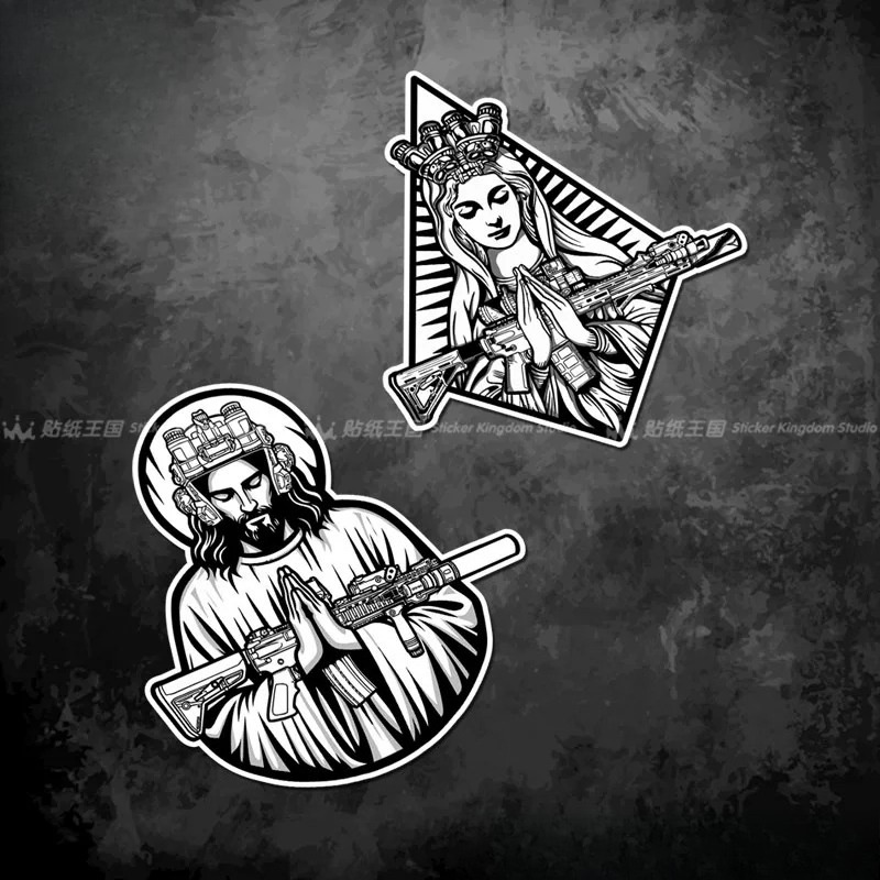 Taktische schwarz-weiße Jesus- – Motorcycle Gear White Bewertung und Preis